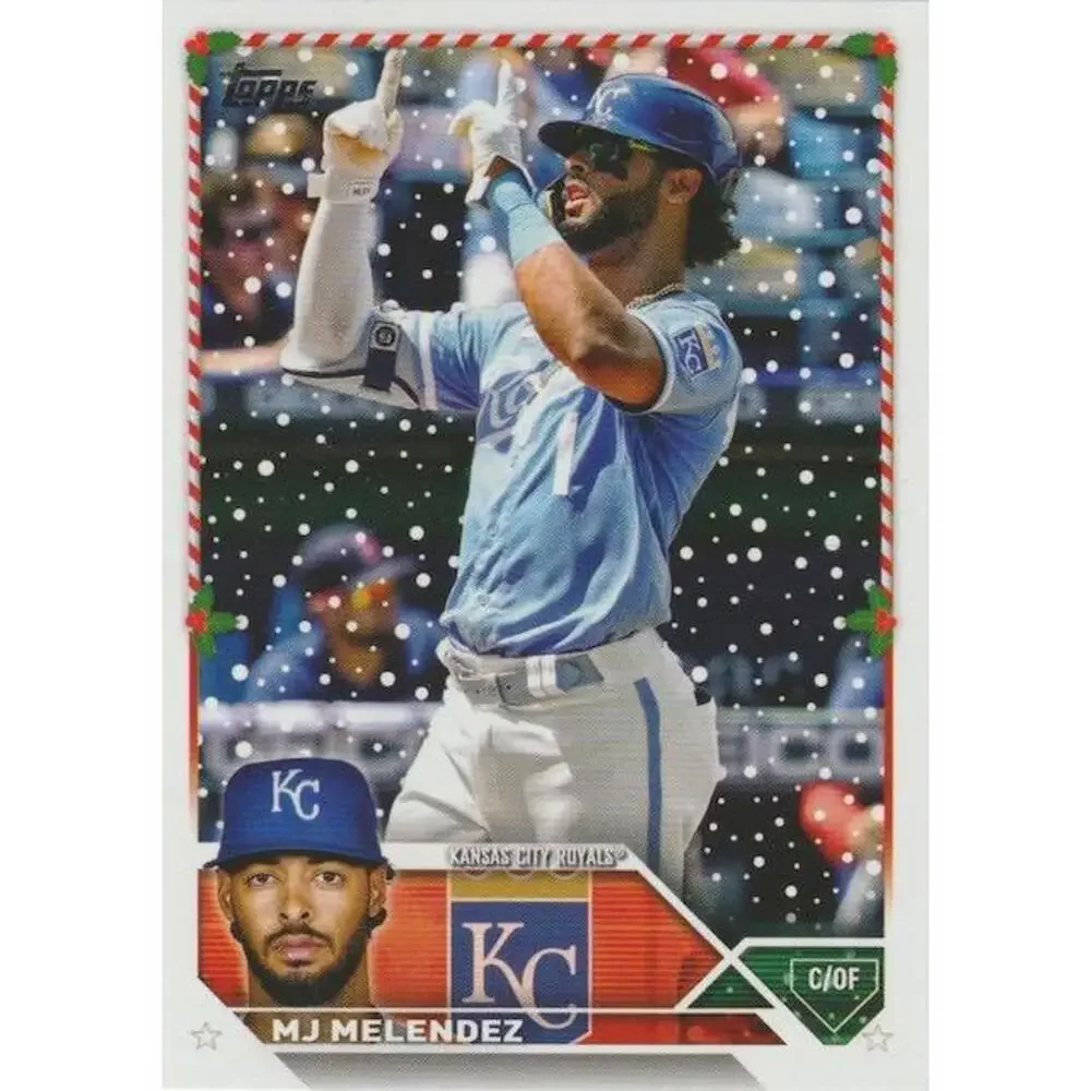 2023 Topps Holiday MJ Melendez H110 Kansas City Royals